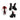 NIKKE:The Goddess of Victory Scarlet Black Shadow Girl Cosplay Boots Women Shoes Meucos