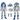 Mr. Fantastic Cosplay Bodysuit Costume Marvel Rivals Reed Richards for Adult Kid Meucos