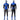 Blue Color Lantern Cosplay Bodysuit Costume for Adult Kid Meucos ver.2